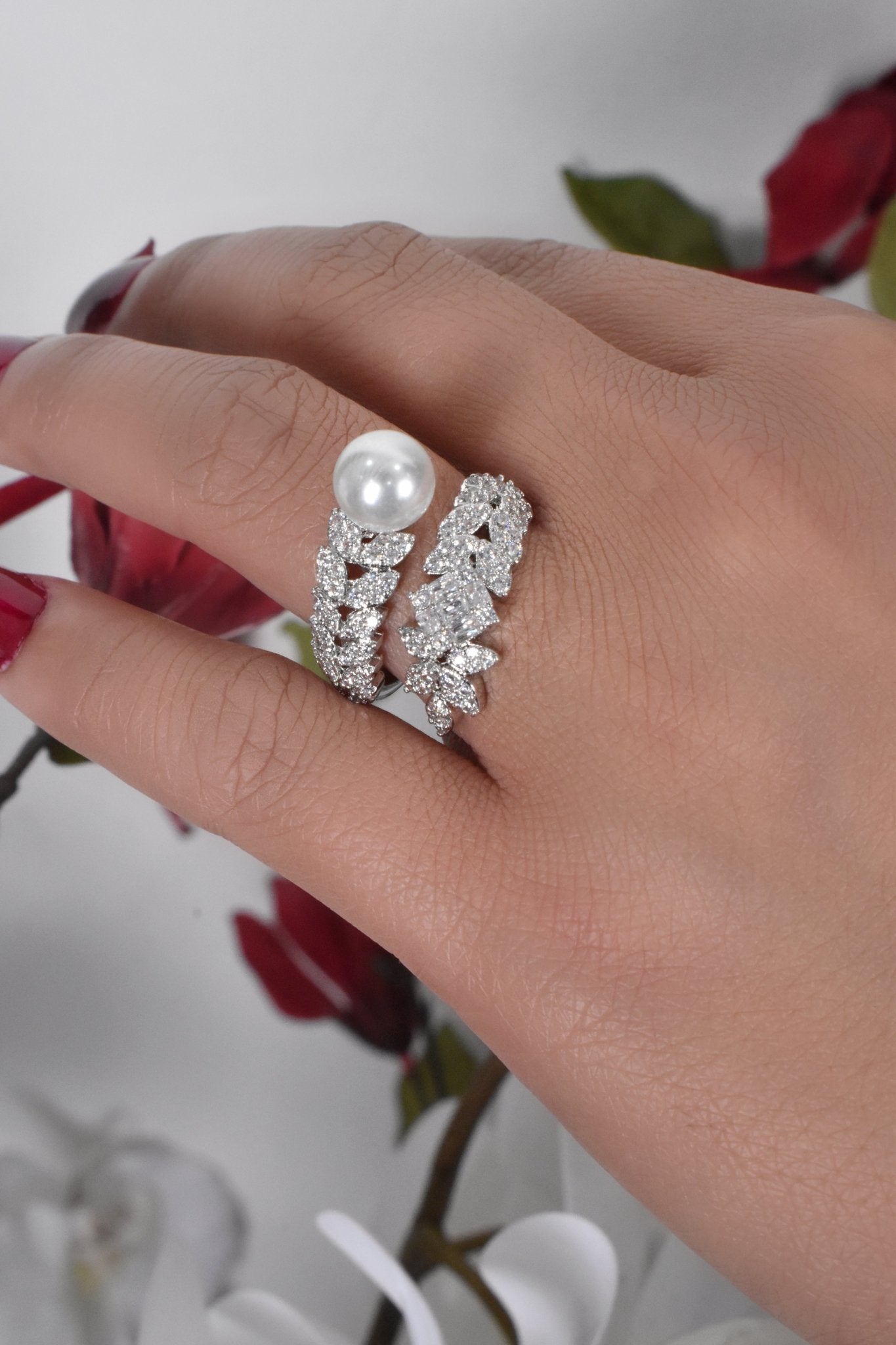 Sarrah Gorgeous Pearl Set