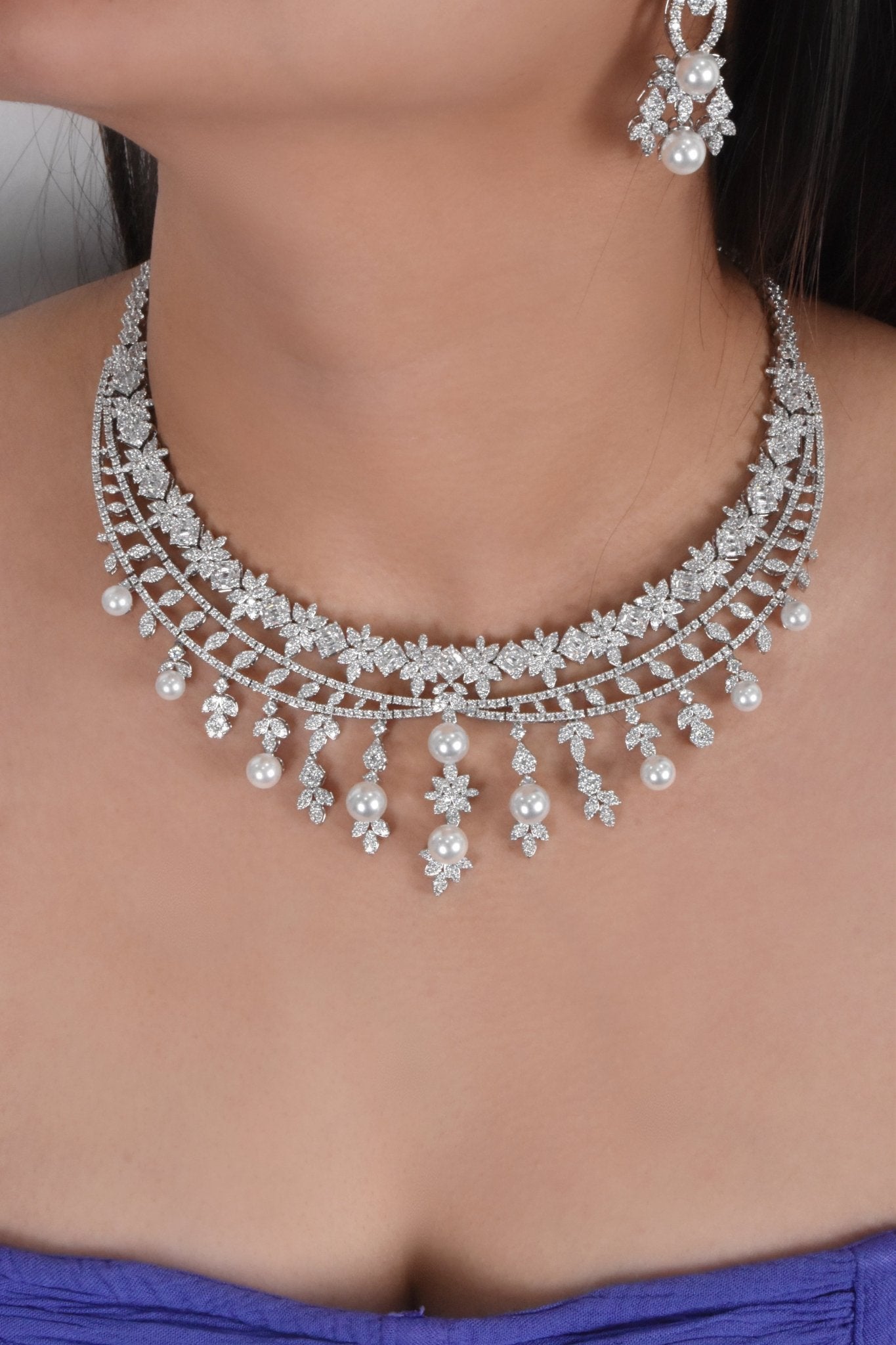 Sarrah Gorgeous Pearl Set