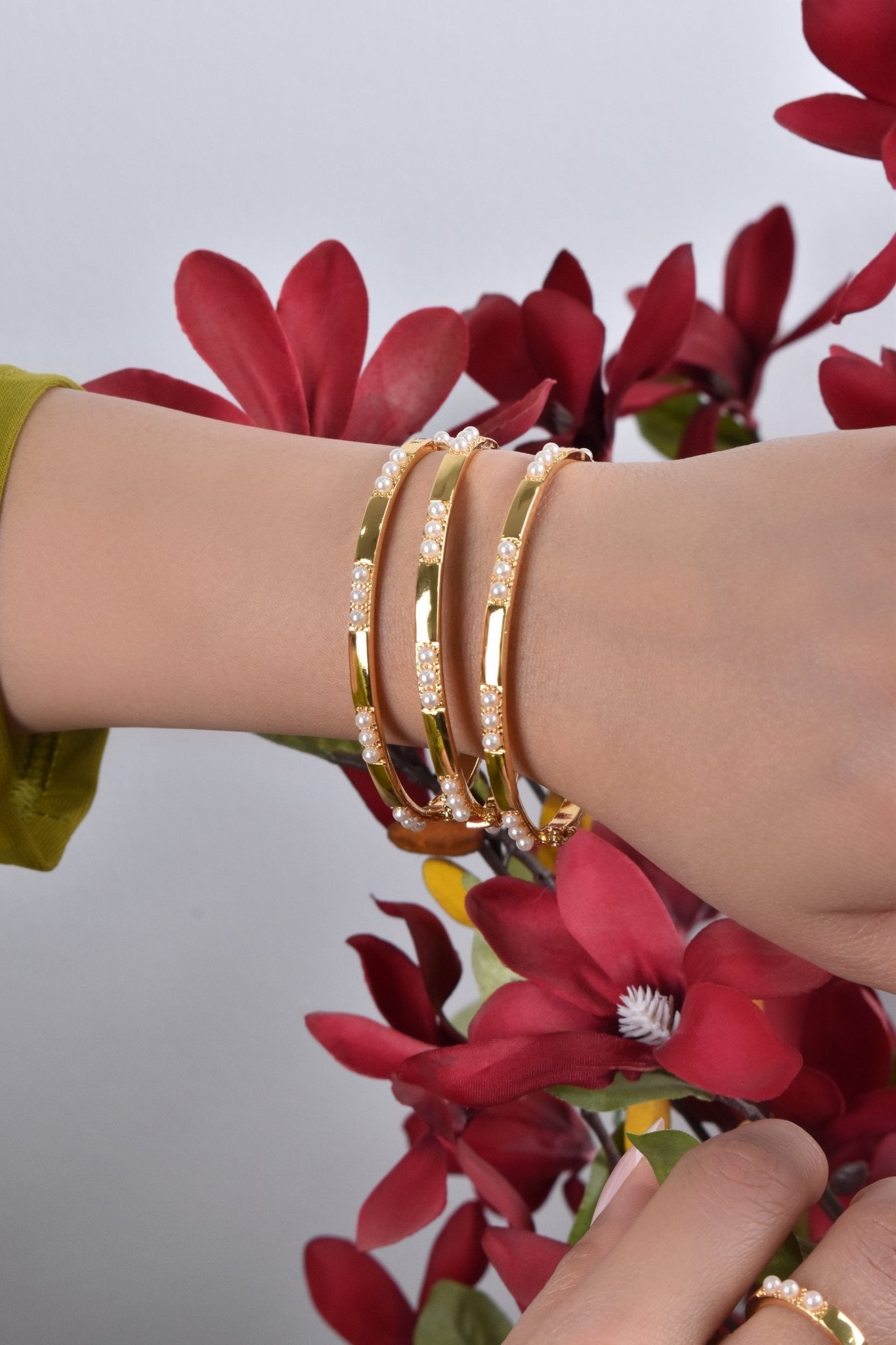 Liona Bracelet Ring Set