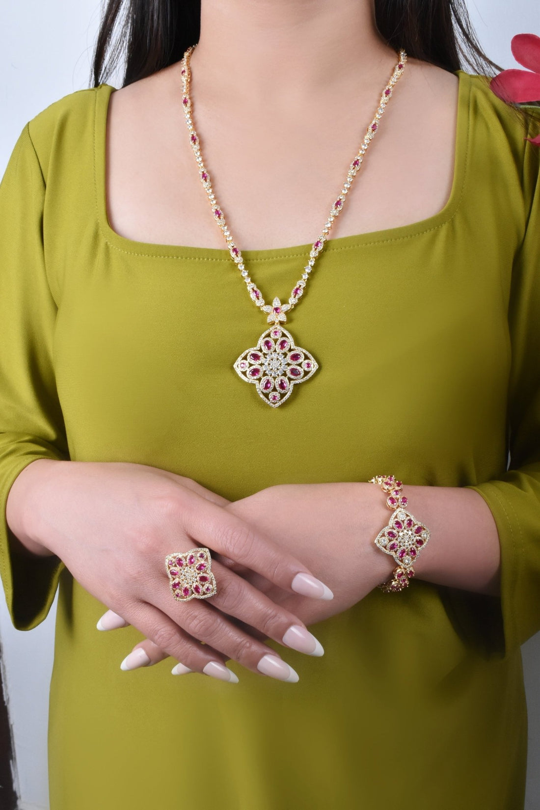 Camilla Long Necklace Set 1