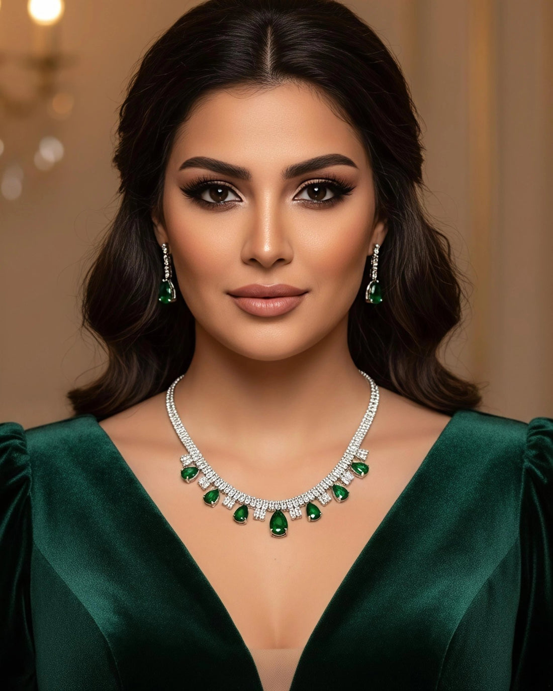 Laurence Necklace Earrings Set 2