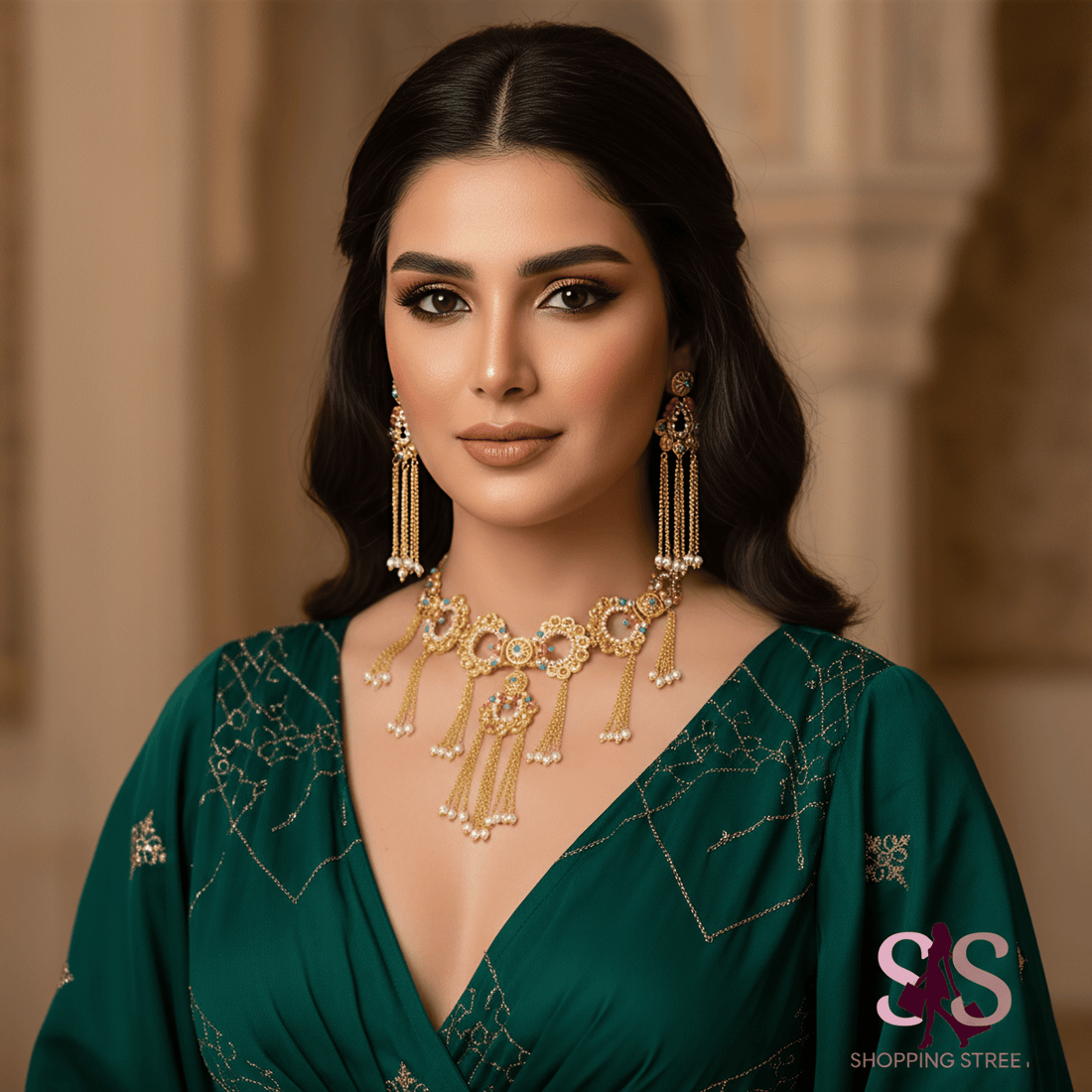 Ravel Necklace Earrings Set 1