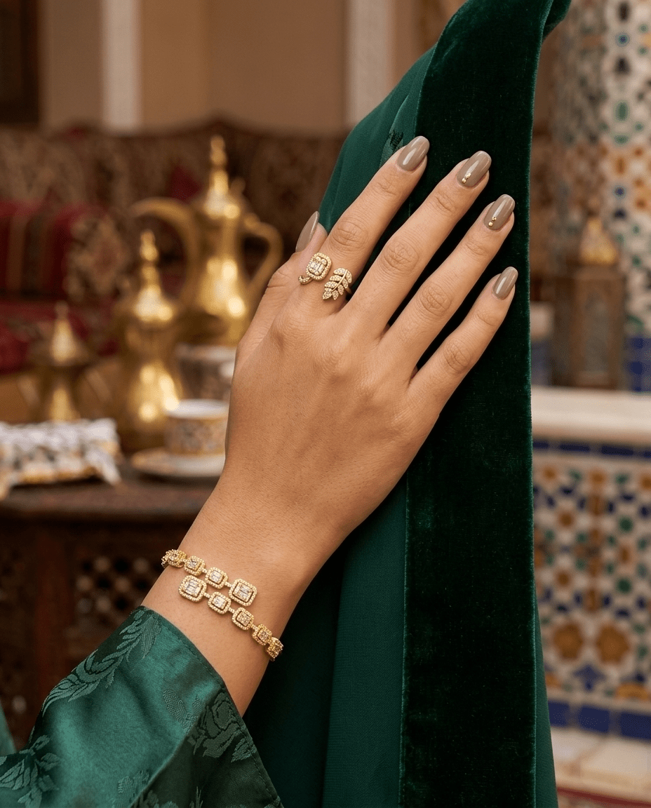 Rawda Laurel Set — jewellery, Kuwait — 1
