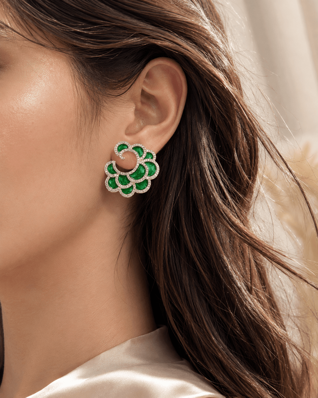 Odelia Verdant Earrings — jewellery, Kuwait — 2