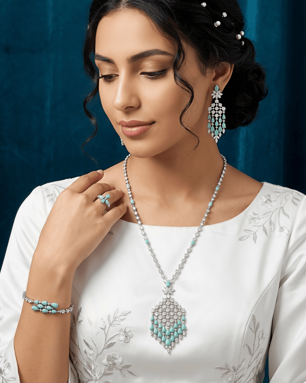 Jules Long Necklace Set — Jewelry Set, Kuwait