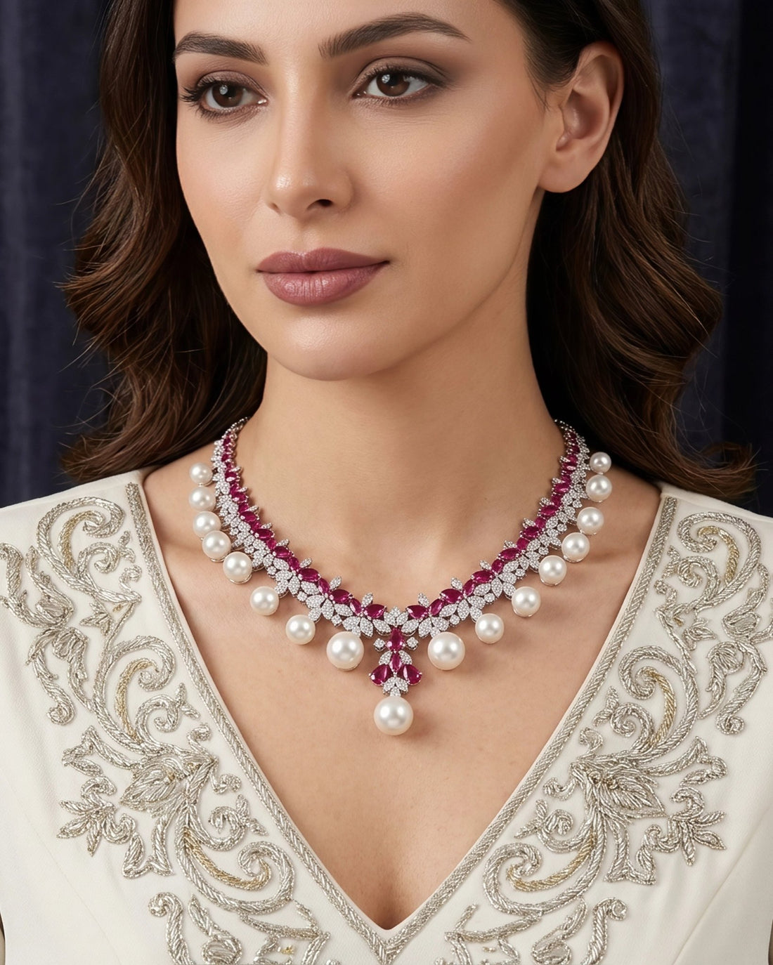 Suhana Luxurious Pearl Set 2