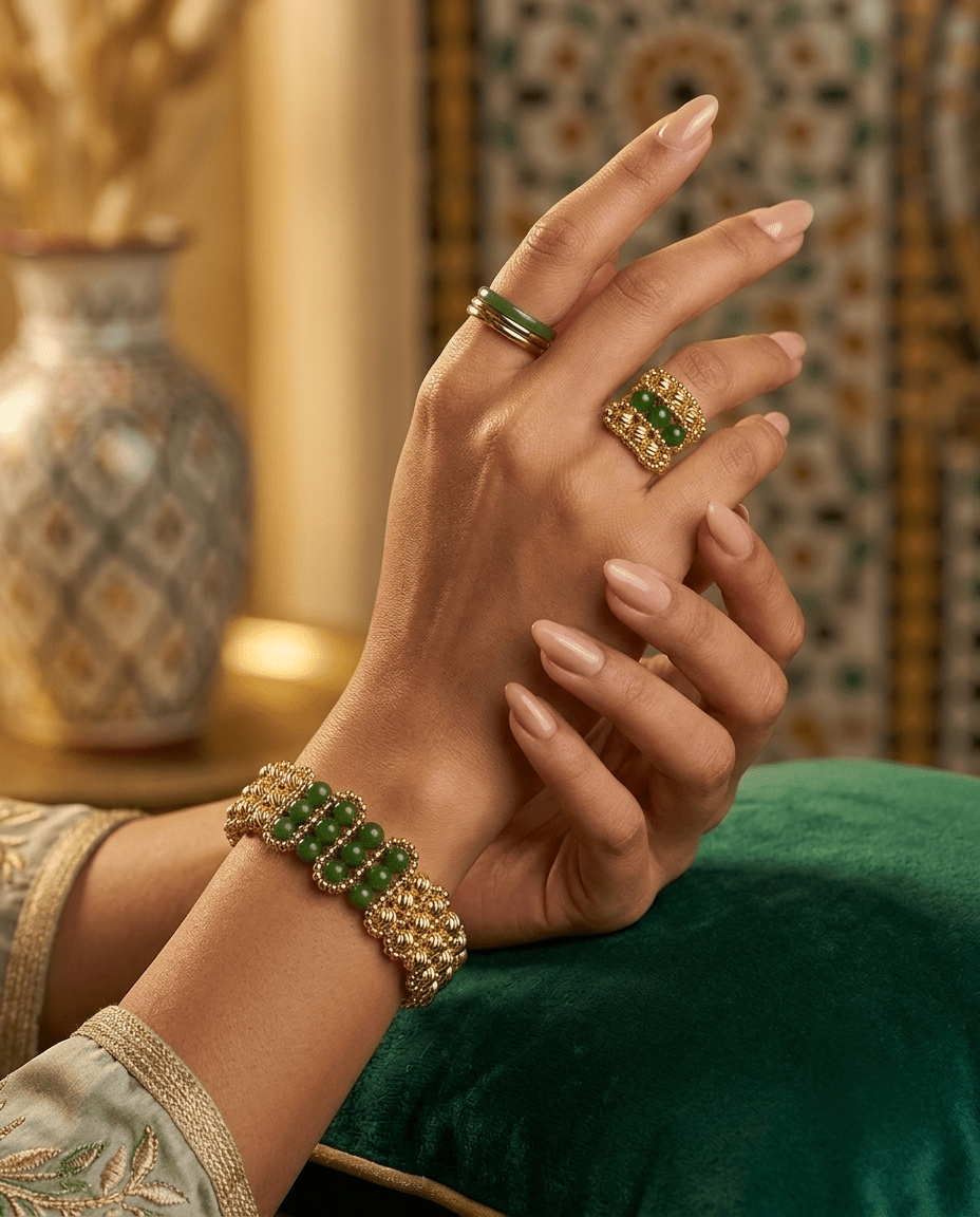 Wateen Scallop Set — jewellery, Kuwait — 1