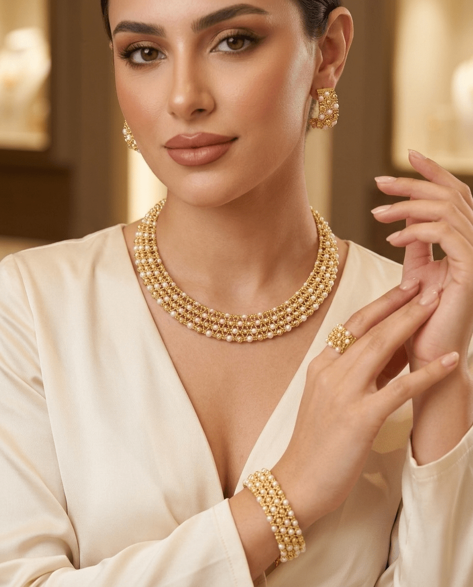imperial charm golden pearl set 1