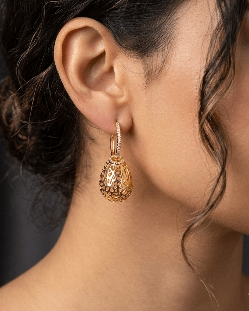 Wisal Dome Earrings — jewellery, Kuwait — 1