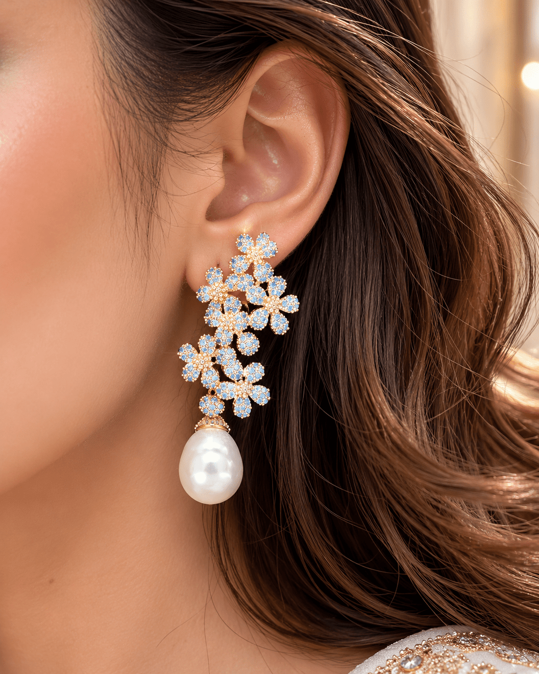 Cyrene Blossom Earrings — jewellery, Kuwait — 1