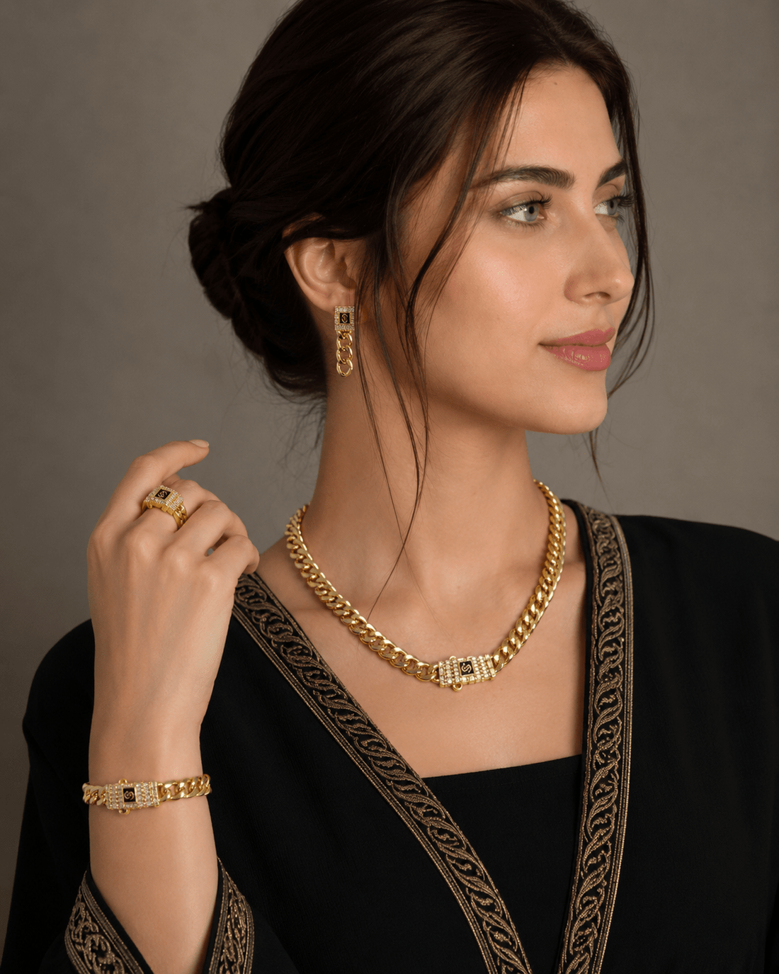 Solenne Gilded Set — jewellery, Kuwait — 1