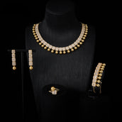 amal golden pearl set — Jewelry Set, Kuwait — 2