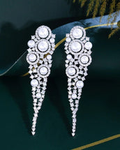 Carlos Long Pearl Earrings 2