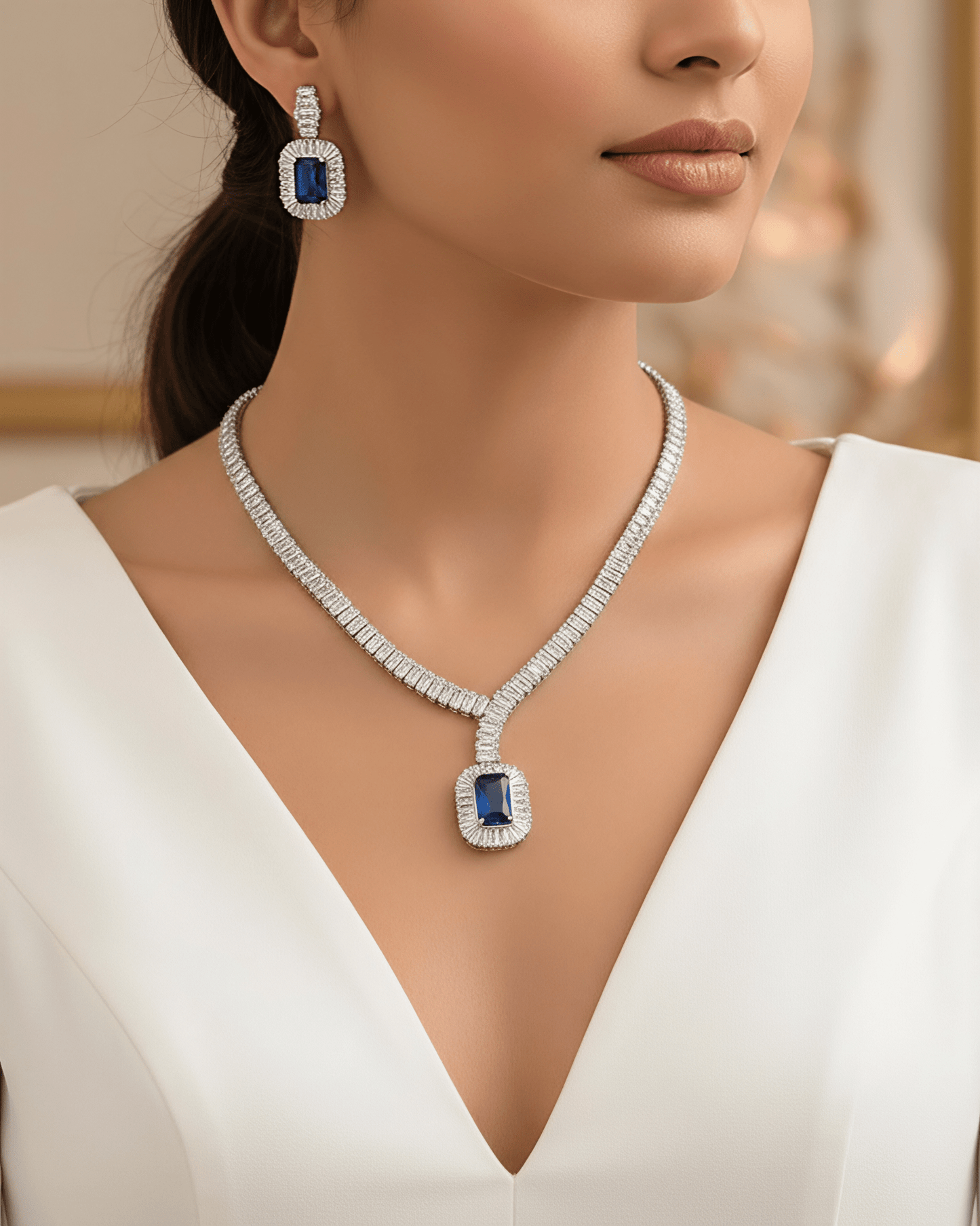 Nicol Elegant Necklace Earrings Set