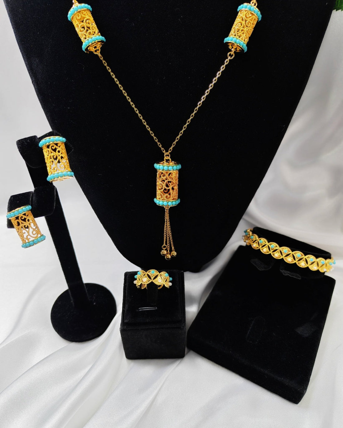 Hafsa Elegant Long Set — Jewelry Set, Kuwait — 3