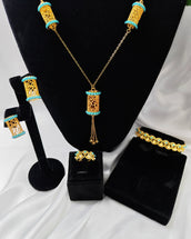 Hafsa Elegant Long Set — Jewelry Set, Kuwait — 3