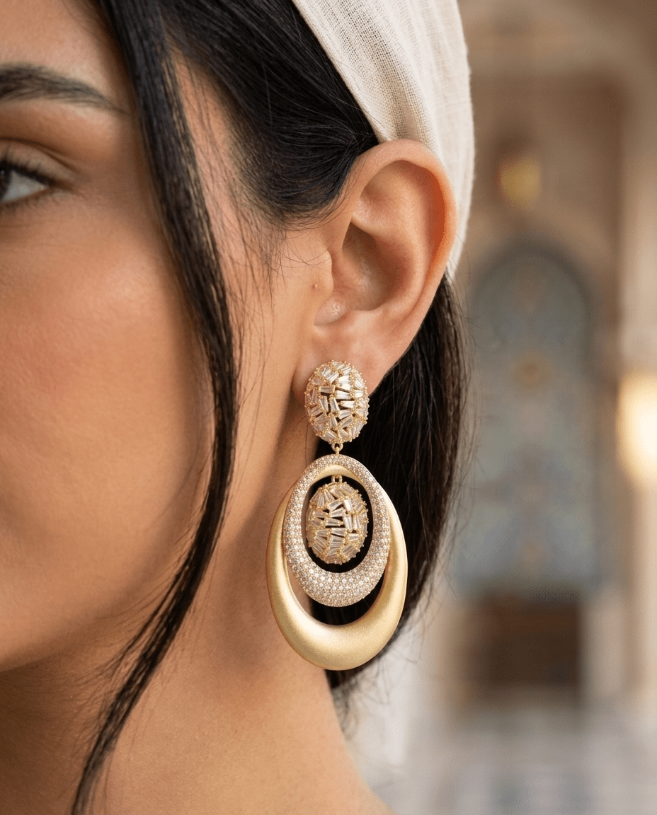 Alanoud Orbit Earrings — jewellery, Kuwait — 1