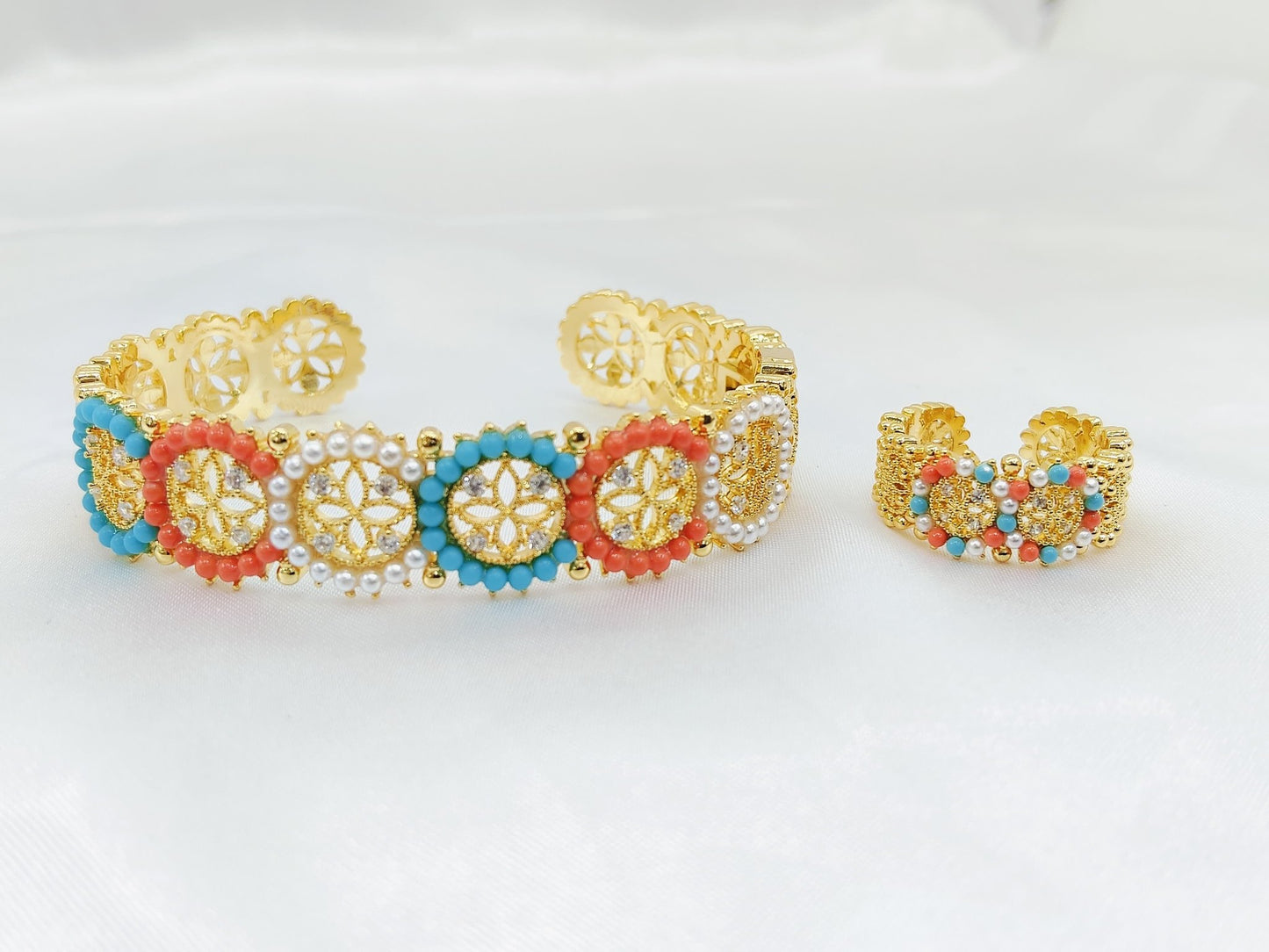 Leticia Bracelet Ring Set