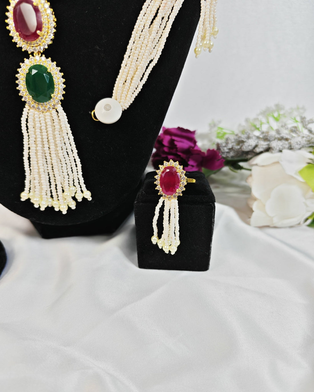 Andrea Gorgeous Pearl Set — Jewelry Set, Kuwait — 8