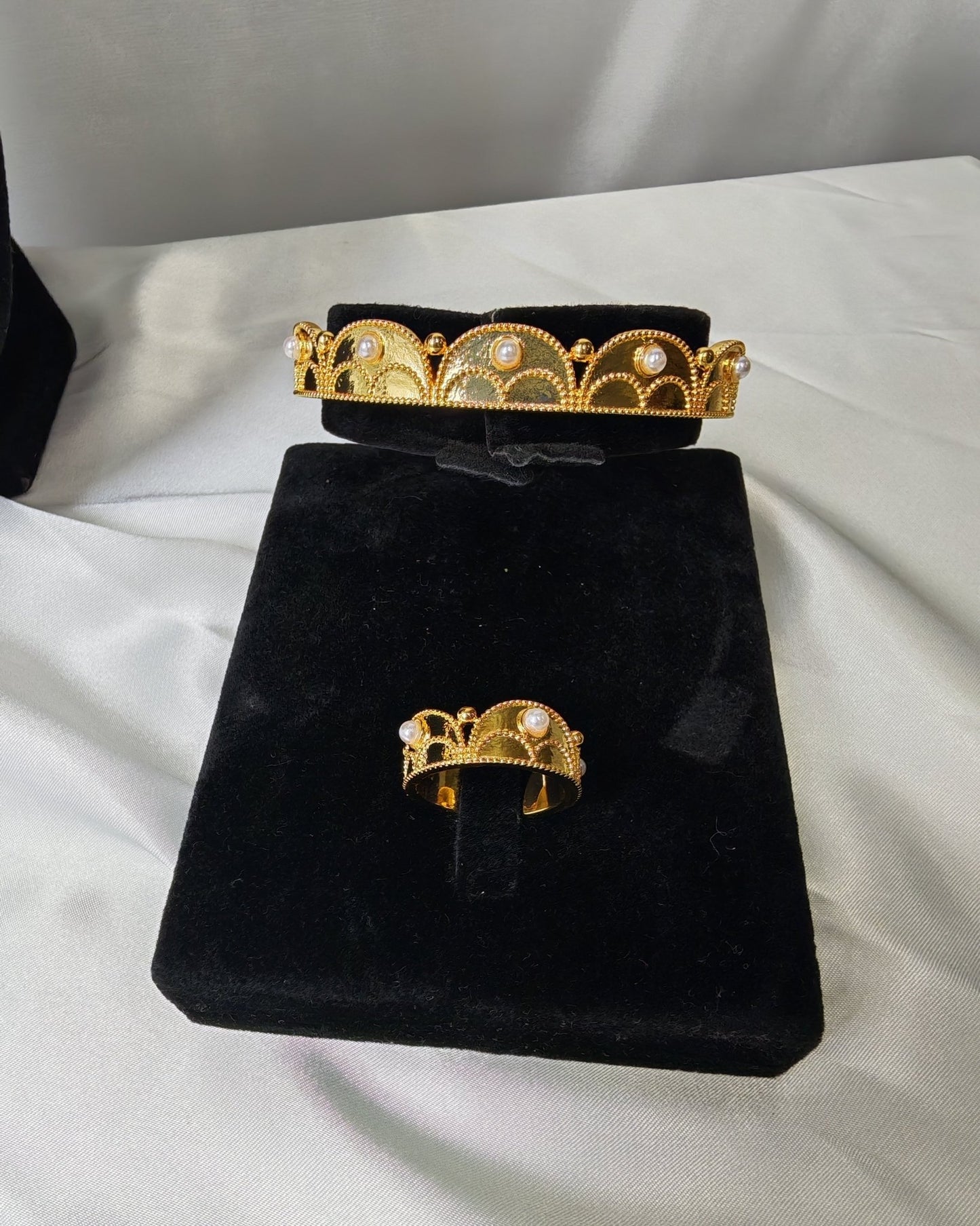 Maria Elegant Bracelet Ring Set