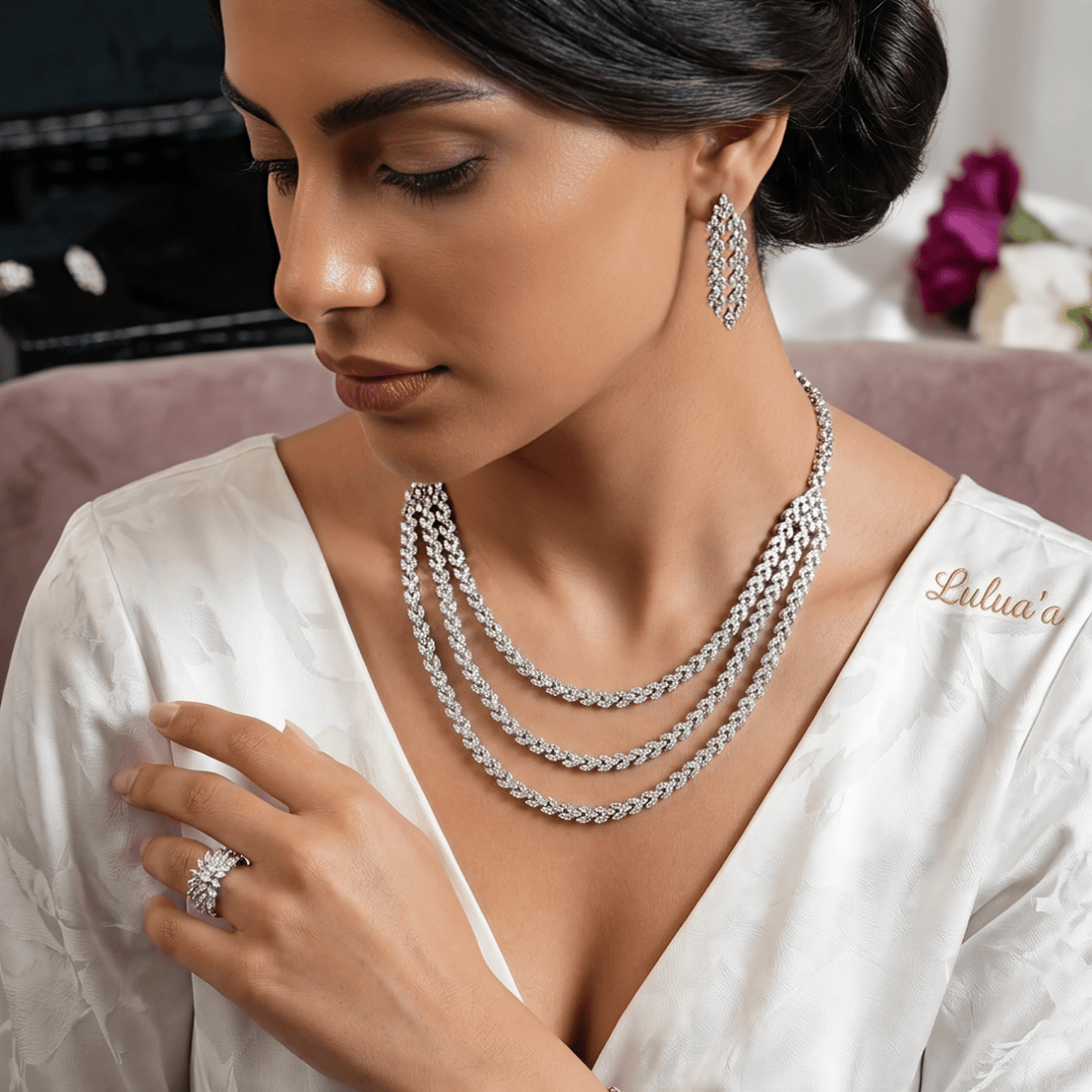 Maitha Cascade Set — jewellery, Kuwait — 1