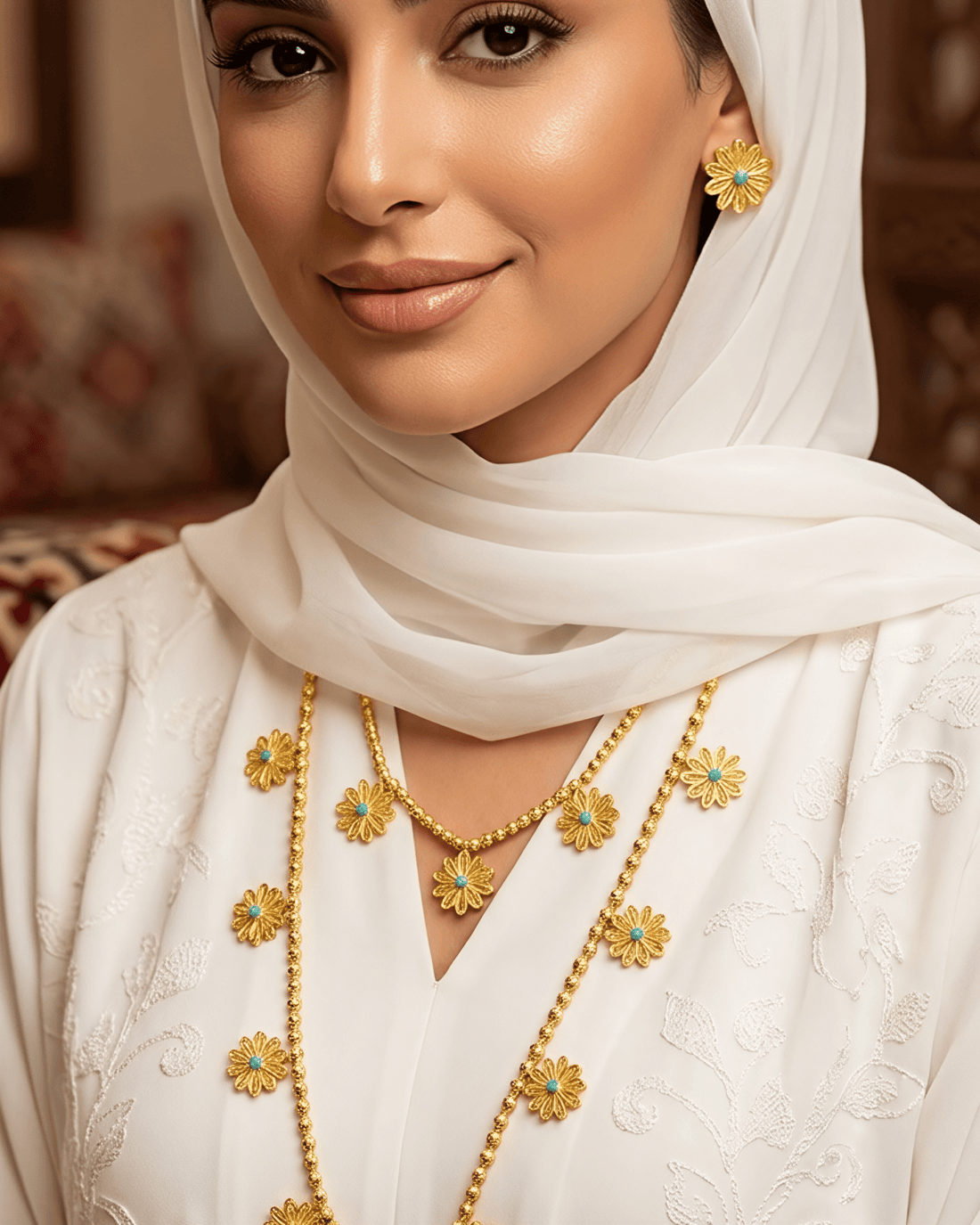 Mahveen Unique Layers — Necklace, Kuwait — 3