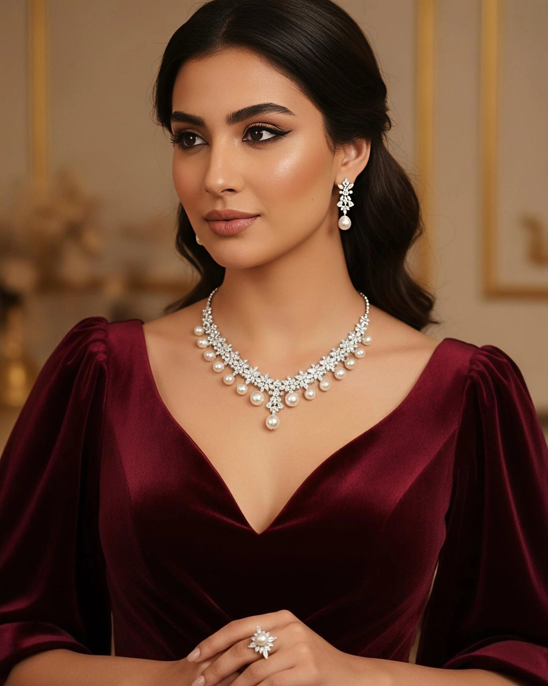 Ellie Gorgoues Pearl Set — Jewelry Set, Kuwait — 3