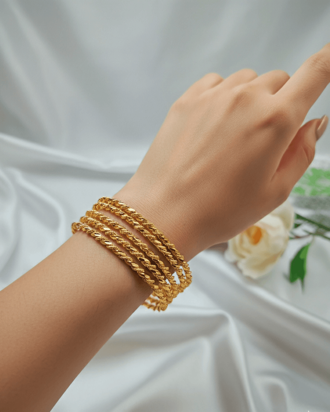 Laila 4pc Bangles Set — Bracelet, Kuwait — 1