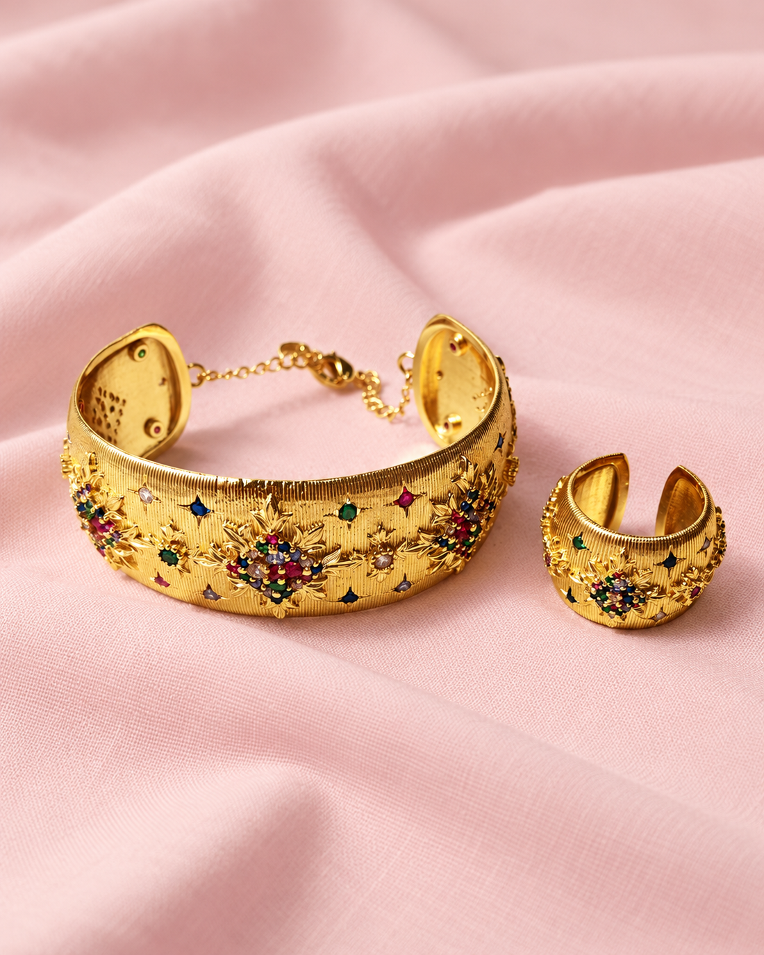 Rukhsana Bold Bracelet Ring Set — Bracelet, Kuwait — 1
