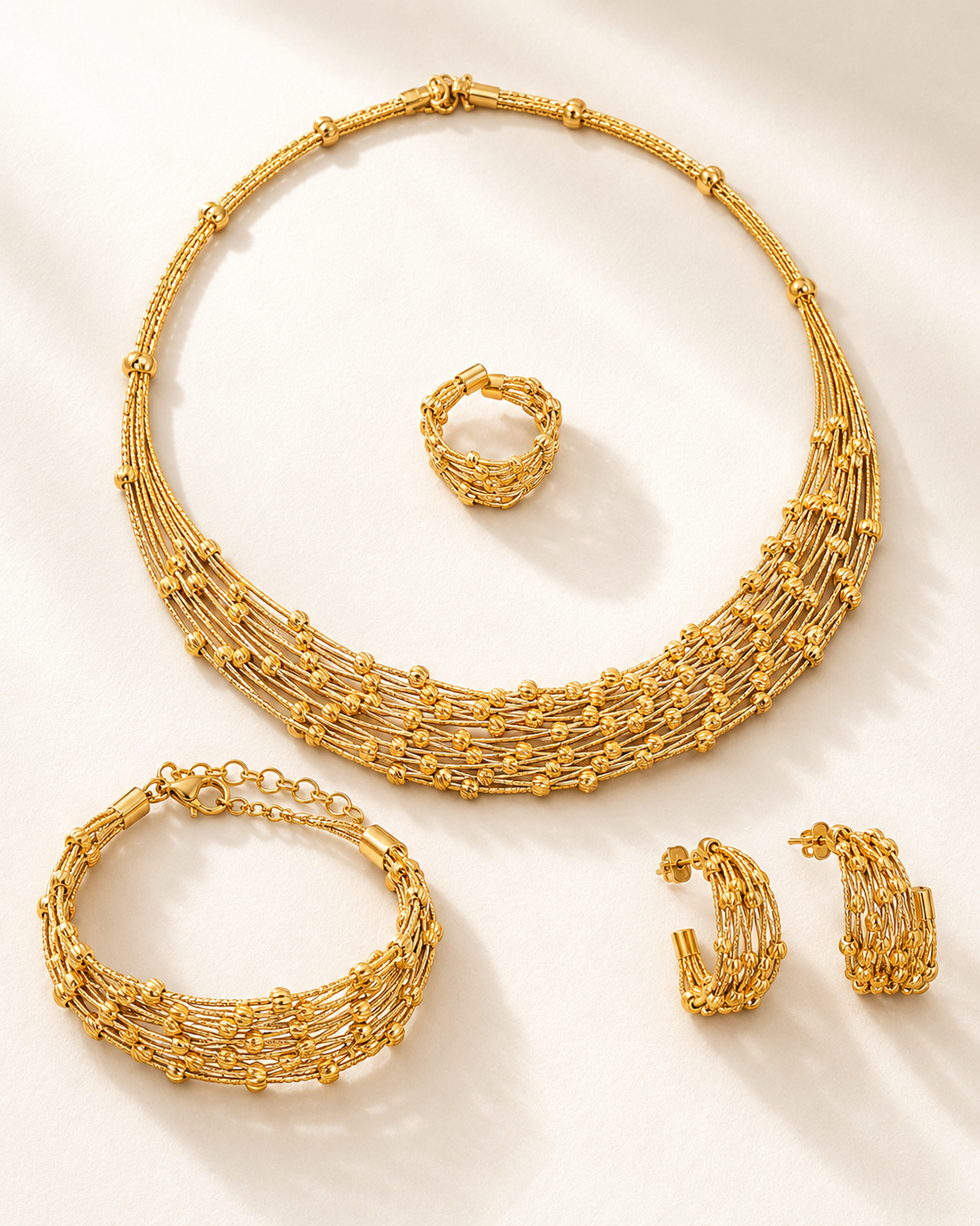 Sahar Gorgeous Set — Jewelry Set, Kuwait — 1