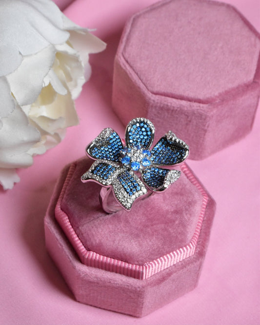 Qindeel Blue Ring