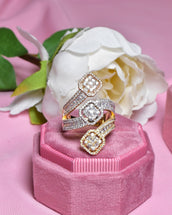 Mahabbat 2tone Ring 1