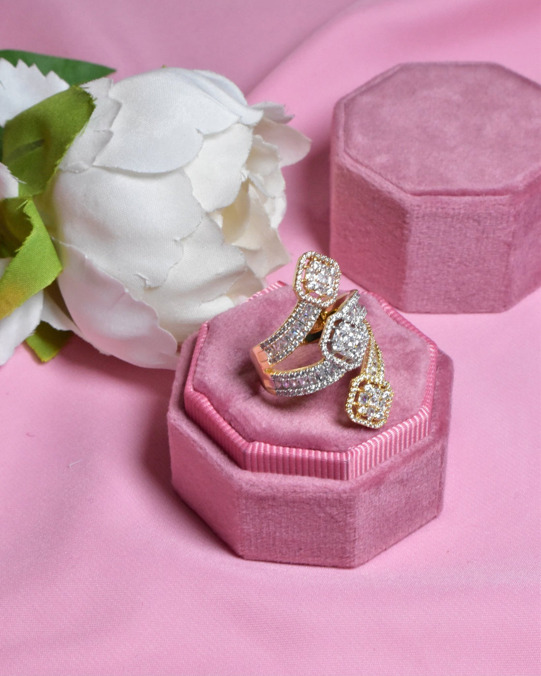 Mahabbat 2tone Ring 3