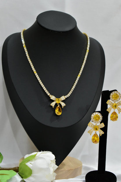Tawfiq Necklace Earrings Set