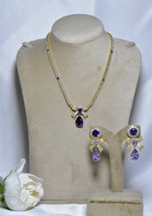 Tawfiq Necklace Earrings Set 4