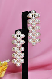 Zawaya Long Pearl Earrings 2