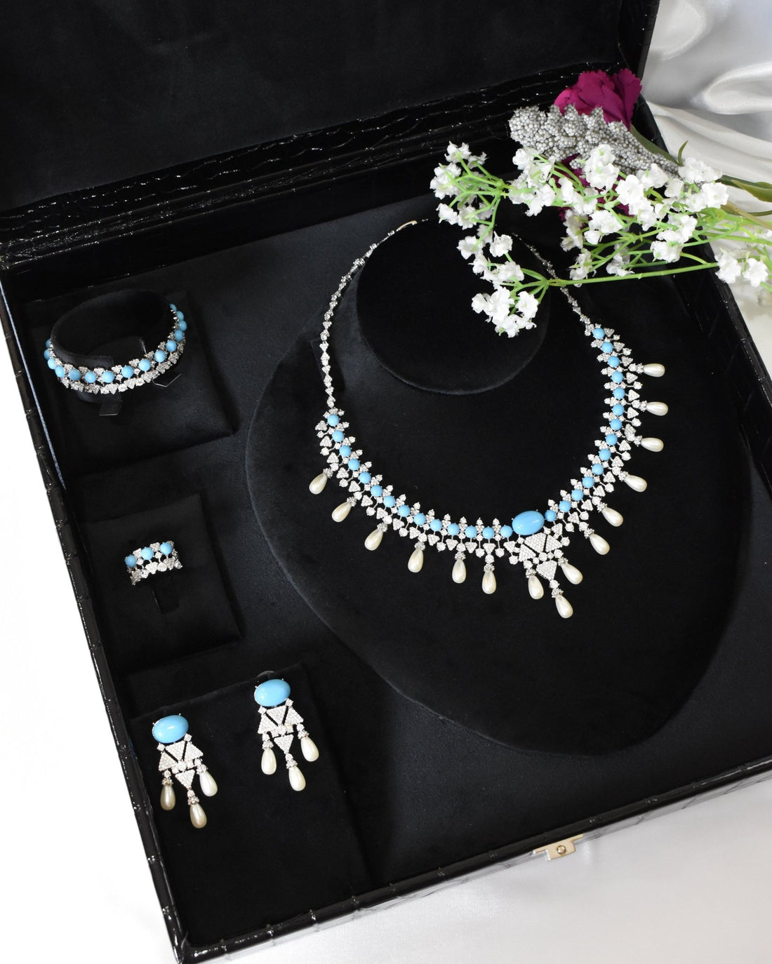 Emma Gorgeous Pearl Set — Jewelry Set, Kuwait — 2