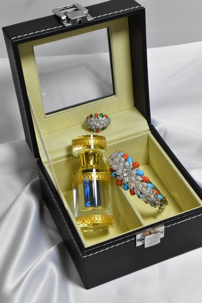 Dawrat Bracelet Ring Set + Musk Arousa OR Blue Oud