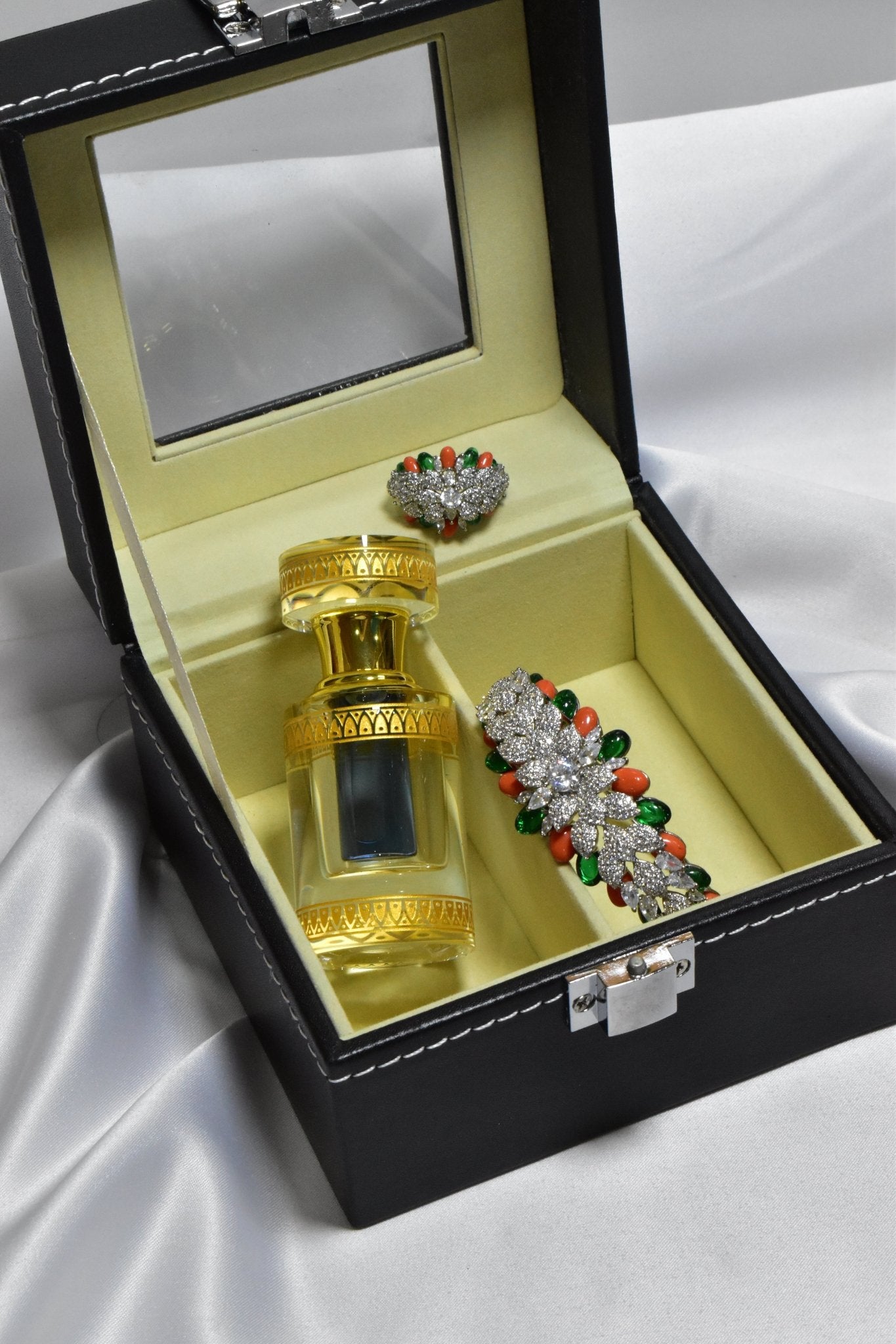 Dawrat Bracelet Ring Set + Musk Arousa OR Blue Oud