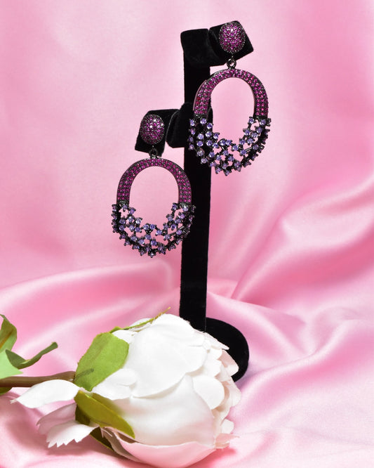 Rimal Hot Pink Earrings