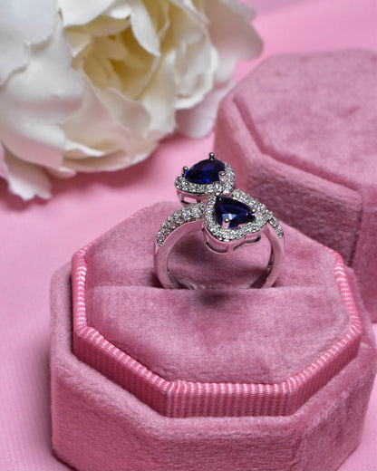Nashwat Beautiful Hearts Rings