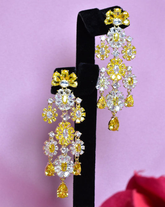 Tibr Yellow Earrings