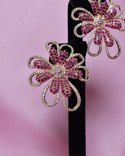 Lamha Hot Pink Earrings