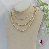 Layali Tennis layers necklaces — Necklace, Kuwait — 2