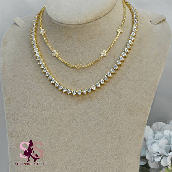 Tajwar Dainty Heart Necklaces — Necklace, Kuwait