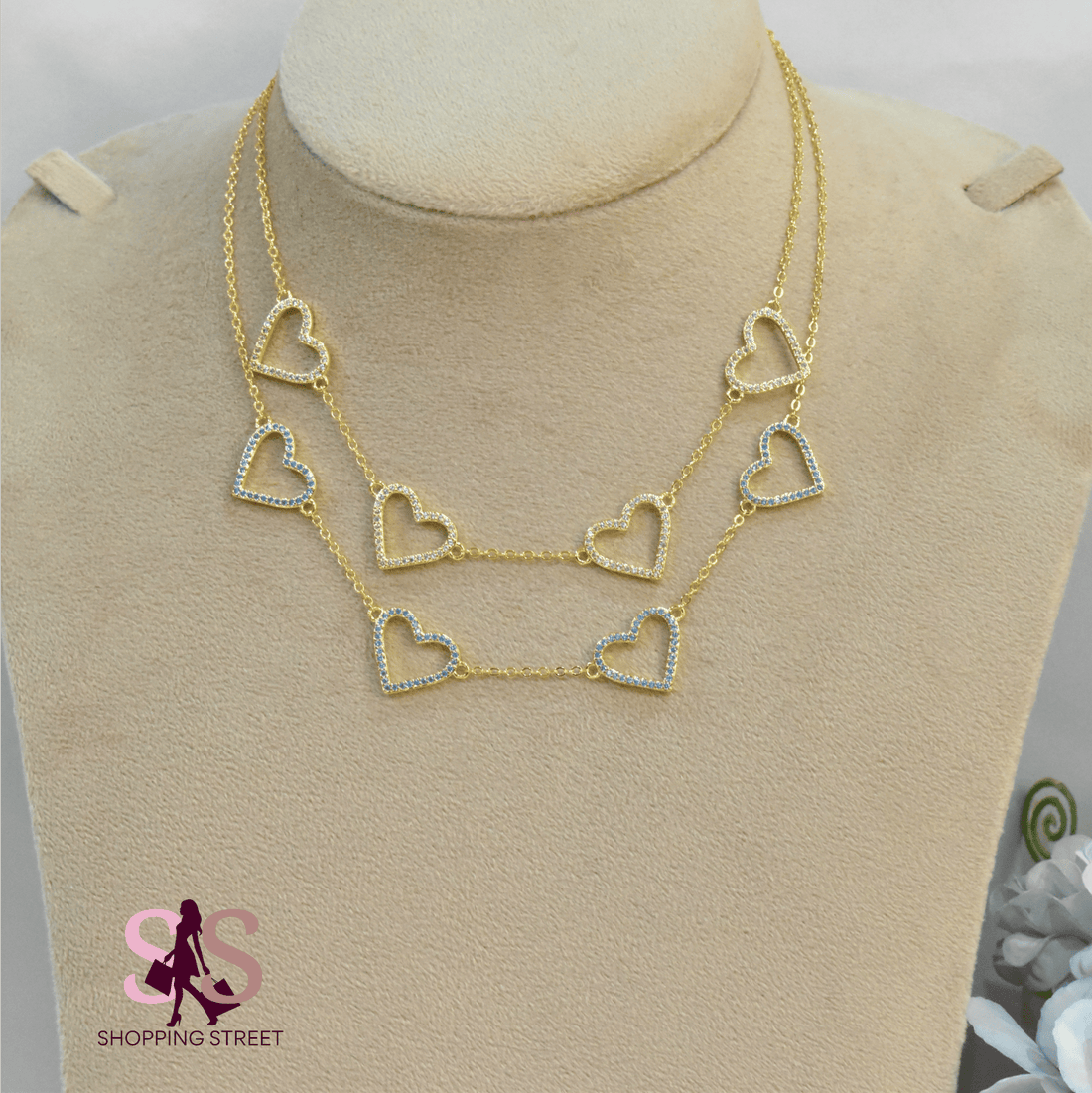 Yasmeen Hearts Necklaces 1