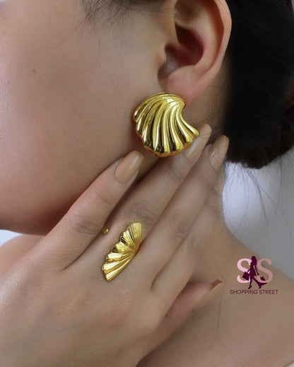 Reem Earrings Ring set