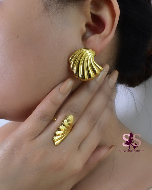 Reem Earrings Ring set