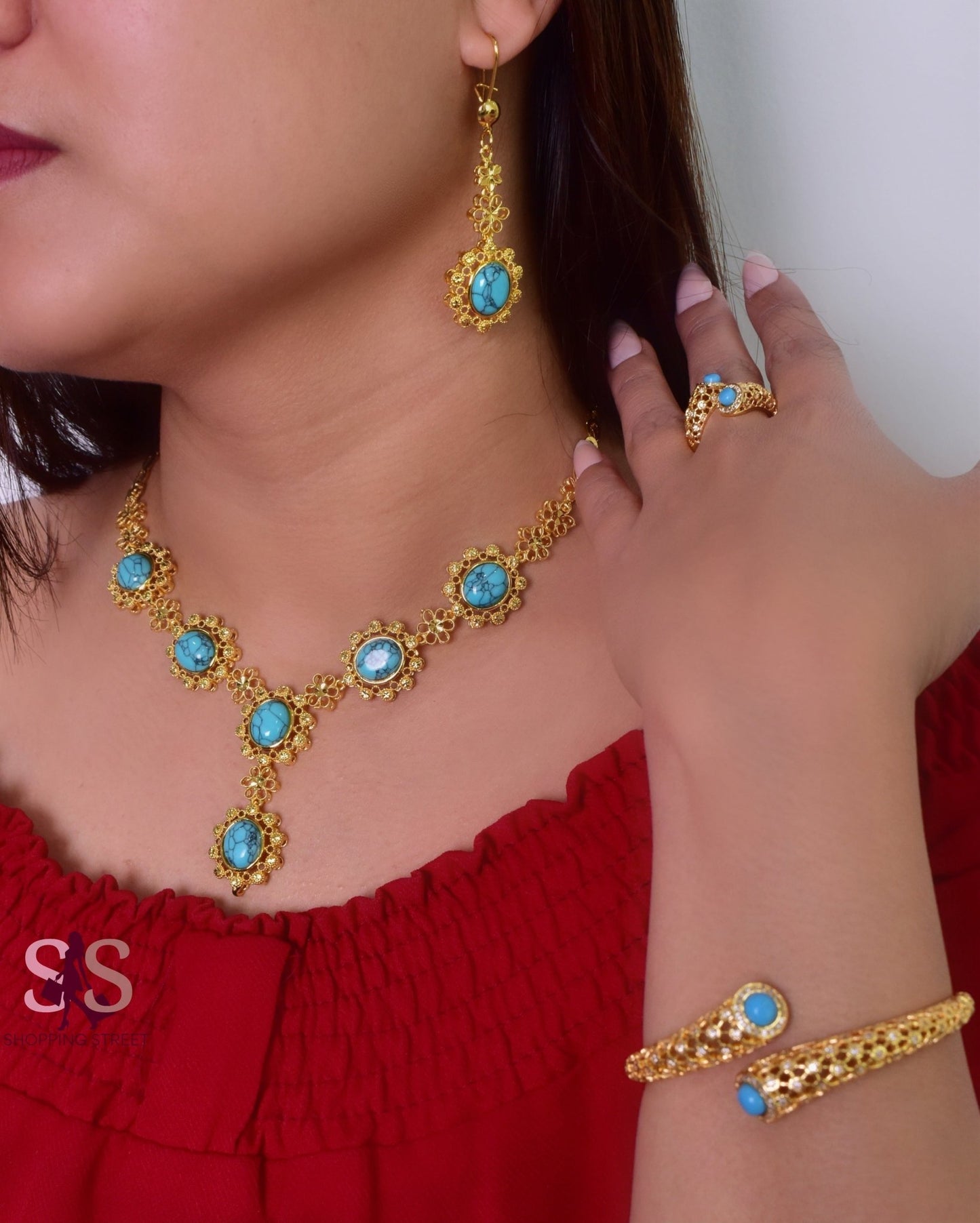Siraj Golden Blue Set