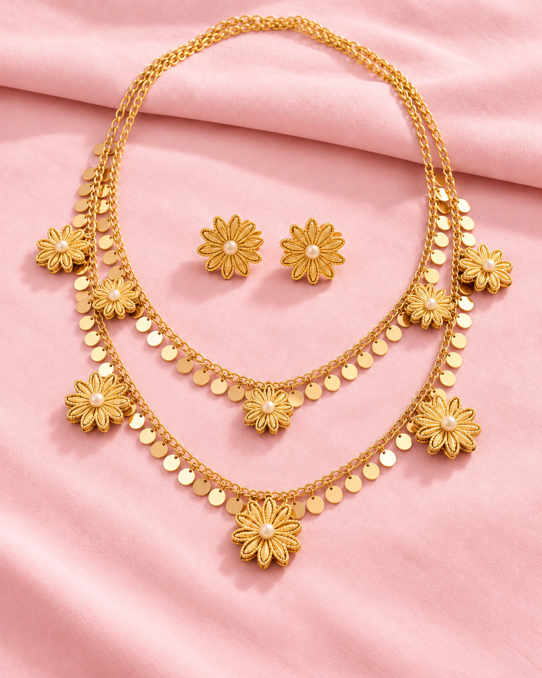 Aitana Golden Layers — Necklace, Kuwait — 1
